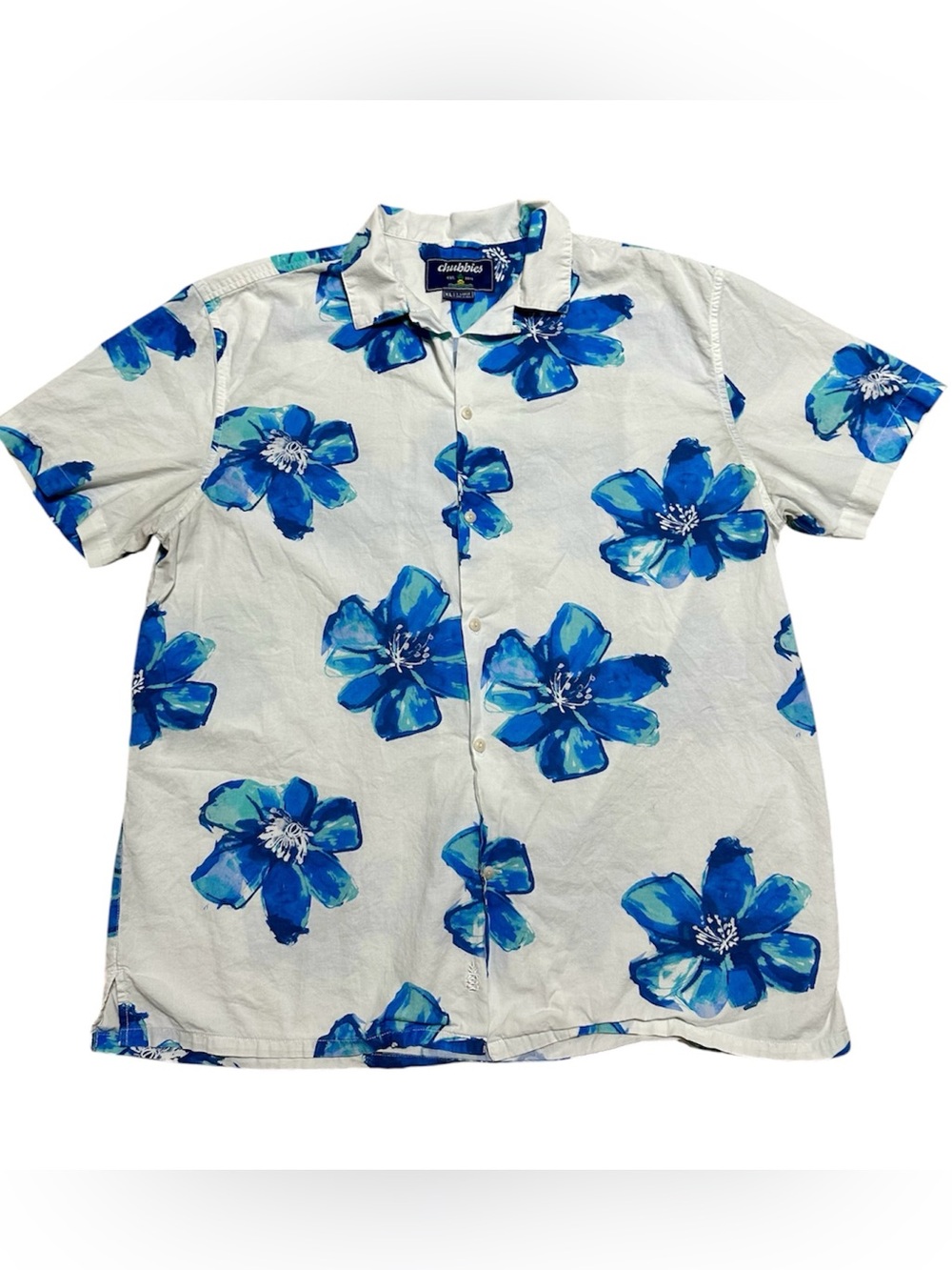 Chubbies short-sleeve button-down Friday Camp shirt XL